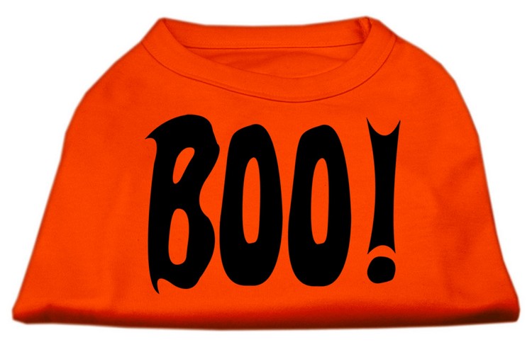 Boo! Screen Print Shirts Orange Med